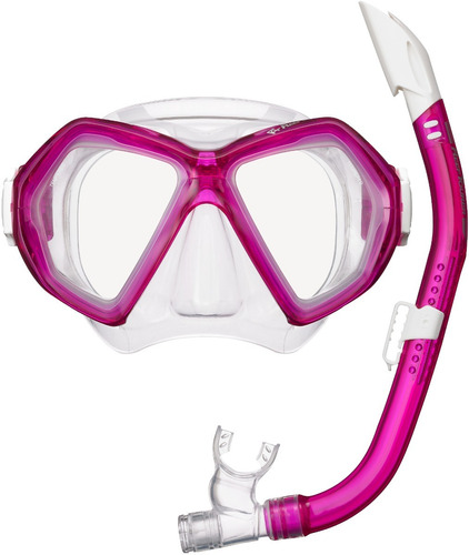 Careta Y Snorkel Reeftourer Ideal Para Snorkeling