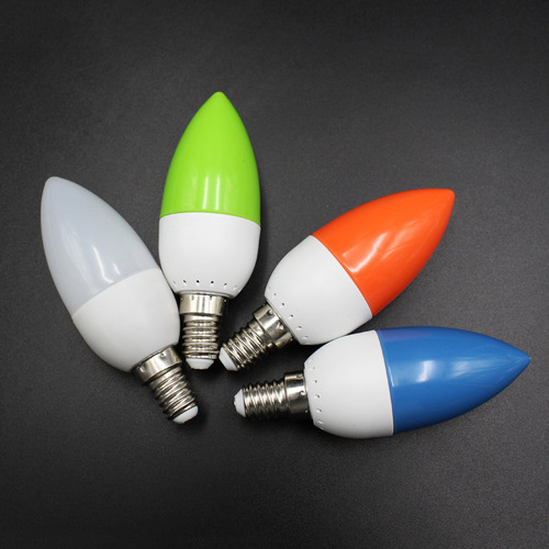 General Bombilla Led De Color Con Punta De Vela J9e14, Luz