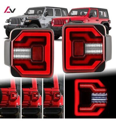 For 2018-2023 Jeep Wrangler Jl Jlu Sport Rubicon Drl Led Yyr