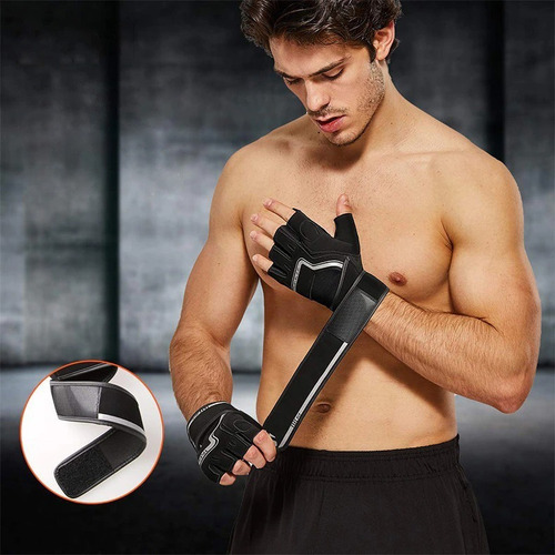Imagen 3 de 6 de Guantes Gym Tmt W71 Profesionales Antideslizantes
