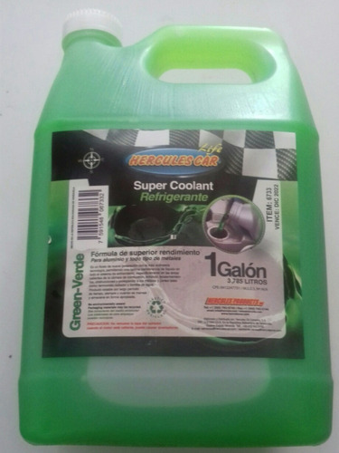 Refrigerante Verde Hércules Super Coolant 1 Galón