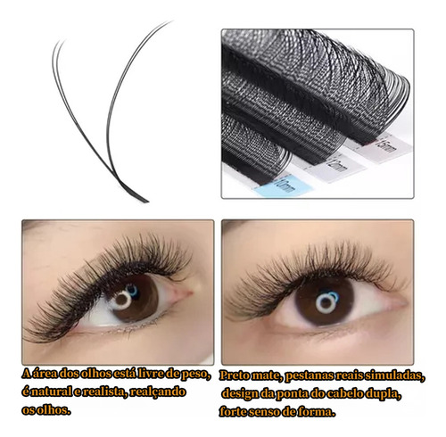 Cilios Postiços Conjunto,cílios Postos Yy 0.07d. Cílios De Alongamento Para Iniciantes Com Comprimento De 8-15mm, É Adequado Para Festas Com Trajes De Dança, Festas Festivas, Presentes De Natal, Etc.