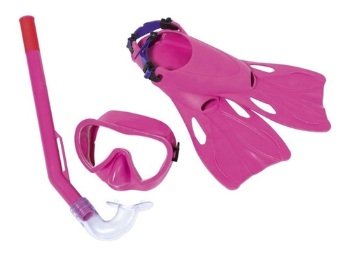 Set De Snorkel Clasico Para Buceo Edad +3 Bestway Mt3 25039