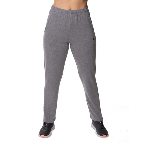 Pantalon Deportivo Mujer Chupin Entrenamiento Bolsillos 