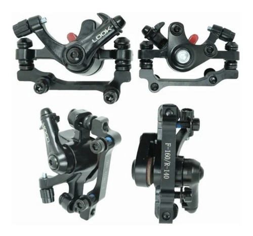 Par De Calipers Freno Disco Bicicleta Mtb Aluminio