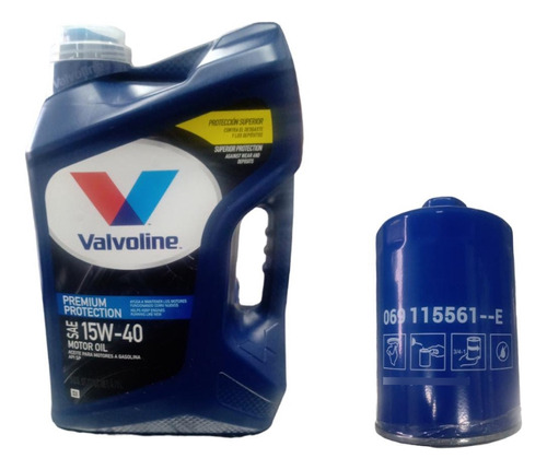 Kit Filtro Aceite + Aceite Valvoline 15w40 X 5lts Gol 1.9 D