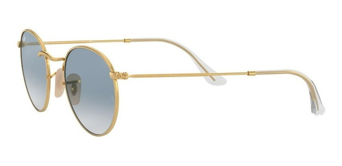 Lentes De Sol Round Metal Dorado Ray-ban Rb3447n0013f