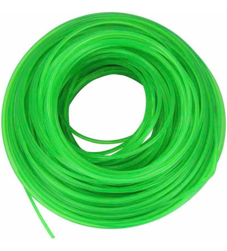 Hilo Para Orilladora 2,0mm X 30m Bauker Color Verde
