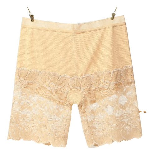 Shorts De Talle Alto Sin Costuras Shorts De Encaje [u]