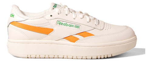 Zapatillas Reebok Club C Double Revenge Beige Naranja Mujer