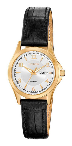 Reloj Citizen Quartz Dama Negro Qzo Eq0593-26a - S022 Color del fondo Gris