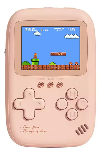 Consola De Videojuegos Con Función De Cargador Portátil Rosa