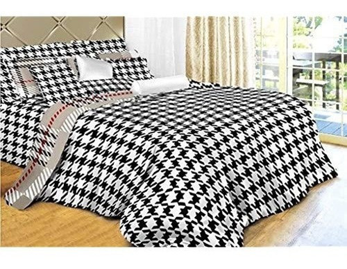 Dolce Mela Dm498 K 6piece Check Ropa De Cama Funda De Edredr