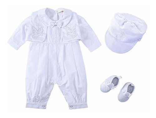 Bow Dream Baby Boy's 3 Piezas Set Bautizo Trajes De Bautismo