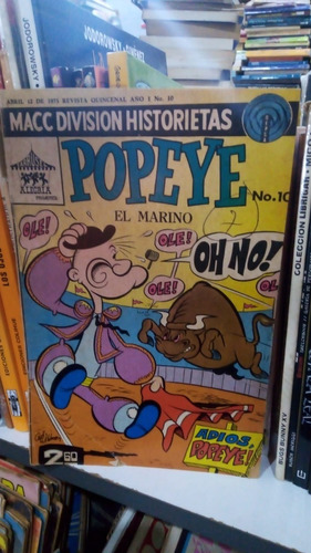 Revista Popeye 10 Macc Division Historietas