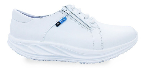 Zapatos Blanco Piel Antifatiga 9704 Enfermera,dentista,chef