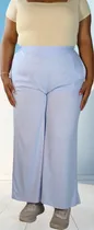 Comprar Pantalon Unicolor Color Celeste Tallas M A L - Daring Woman
