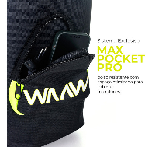 Bolsa Case Capa Compatível Com Waaw By Alok Infinite 100 Top