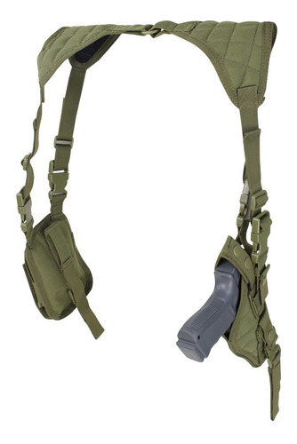 Sobaquera Pistolera Condor Vertical Porta Cargador Doble