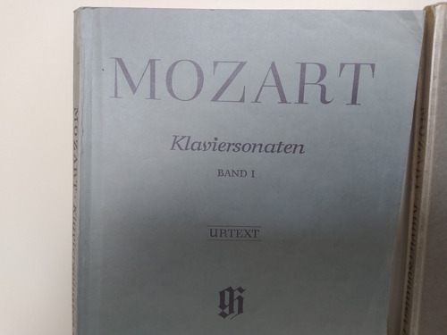 Mozart Sonatas Pra Piano Completas Vol. I/ii Urtext Raridade (Usado)