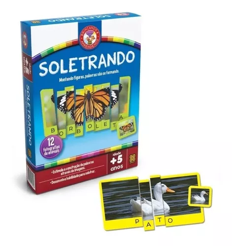 Jogo Infantil Soletrando - Loja Grow