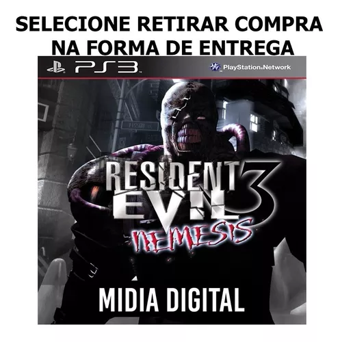 RESIDENT EVIL 3 NEMESIS PS3 MIDIA DIGITAL PSN - LS Games
