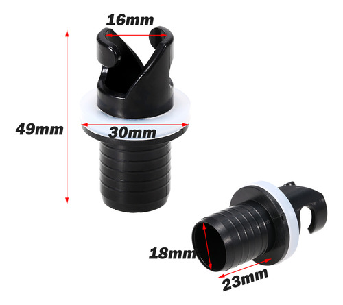 Conector De Manguera Para Bomba De Pie Con Válvula De Aire P