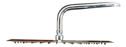 ... . Kit Regadera Tipo Lluvia 30 Cm + Tubo 50 Cm Moderno