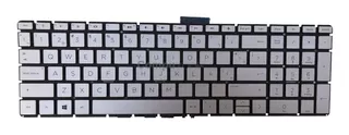 Teclado Hp 15-cc501la 15-cd002la 15-cd001la 15-cd005la Plata