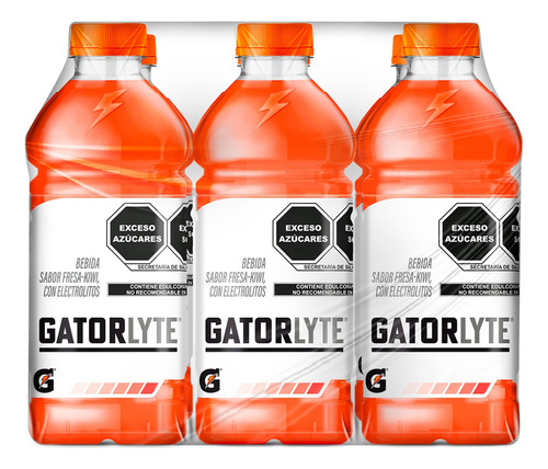 Gatorlyte Fresa-kiwi 591ml Pack x 6