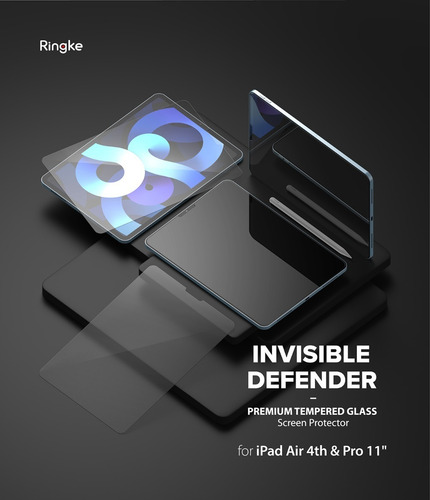 Imagen 5 de 10 de Vidrio Templado iPad Pro 11 & iPad Air 4 Glass Ringke