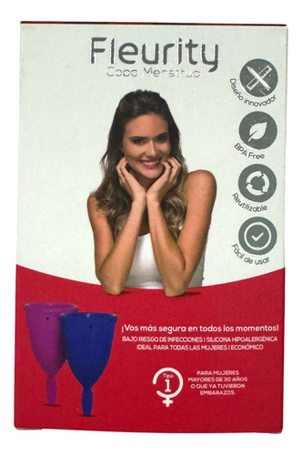 Fleurity Copa Menstrual Kit 2 Unidades