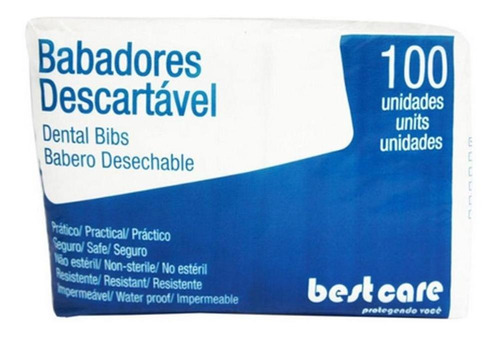 Babador Descartavel Misto Com 100 Un - Best Care