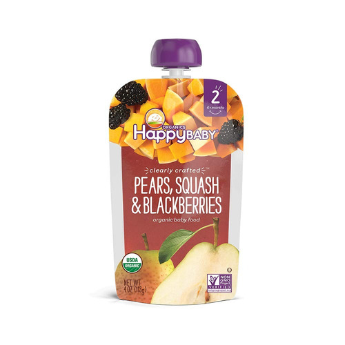 Happy Baby Organic Claramente Hecha Etapa 2 Alimentación Inf