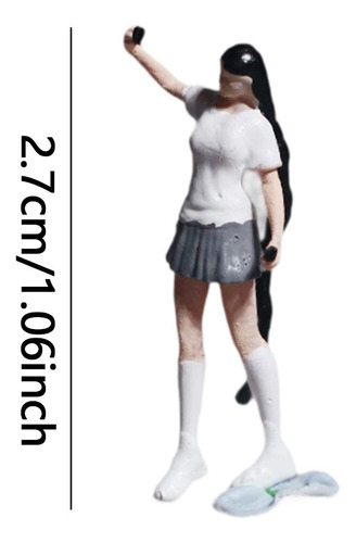 1/64 Figuras Modelo De Figura Pintada A Top White Femenina