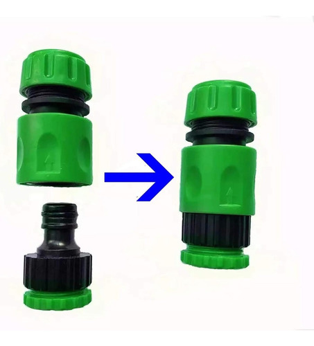 Adaptador Engate Rápido Com Rosca 3/4 E Redução 1/2