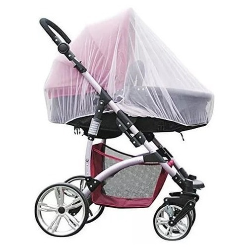 Pack 3 Malla Mosquitero, Cubre Coche Para Bebes, / Blanco