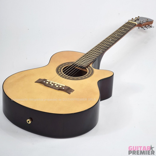 Guitarra Acustica Con Corte Gracia 300 Modelo Apx Cdas Metal