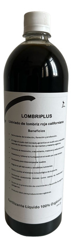 Lixiviado De Humus De Lombriz Abono 100% Organico Liquido 1l