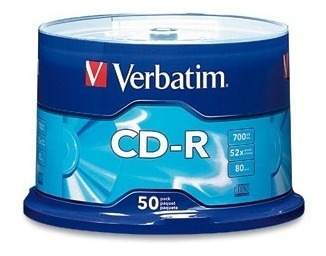 Cd-r Verbatim Estampado 52x. 50 Und. Virgen !!!!