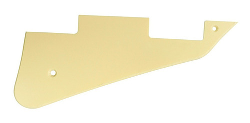 Pickguard Para Les Paul Ivory Crema Capa Simple