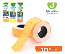 Comprar Rollos Etiquetas De Precios Pointer Sl-600c (color, Neón)