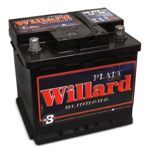 Imagen 1 de 10 de Bateria Auto Willard Ub670 12x55 Alta Envio Caba Gratis