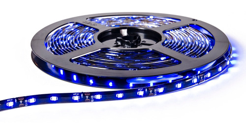 Rollo Tira Led 3528 X5 Metros 300 Led Azul Led 3528azu12v