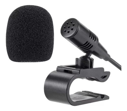 Microfono Externo Hd Para Auto Estéreo Negro