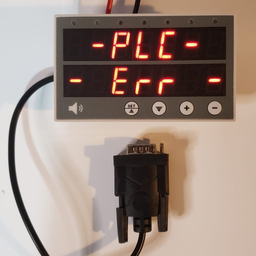 Ihm 2x7 Bcd Serial Rs232 Fx Protocolo. Não Requer Programa!