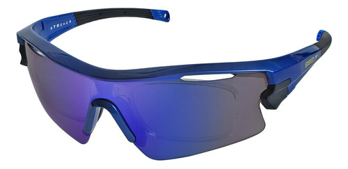 Óculos De Ciclismo Speedo New Strong Pro 3 D02 Cor Da Armação Azul