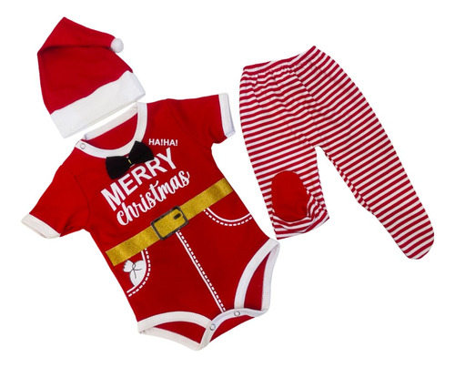 Conjunto Para Bebe - Navidad Santa Claus