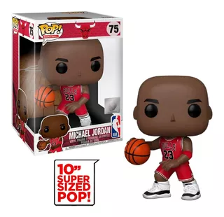 Funko Pop 75 Bulls - 10 Michael Jordan (red Jersey) 10