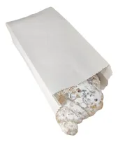 Comprar Bl 8 Bolsas Papel Estraza Blanca 15x36.5cm 100pzs Panadería 